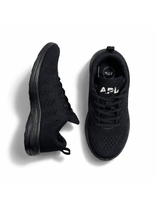 APL Shoes - APL TechLoom Pro Black Black White Women’s Size 5 Athletic Knit Running Shoes